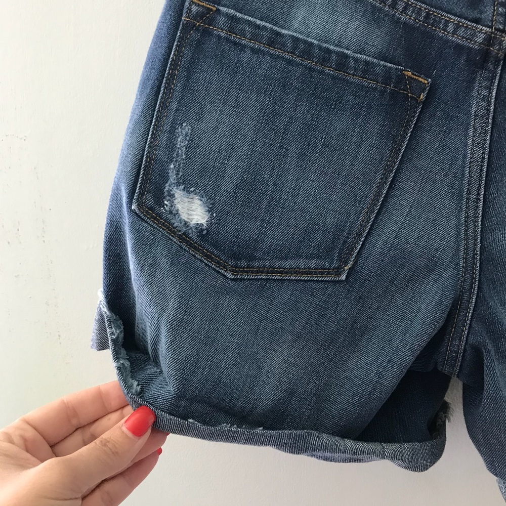 J. Crew Cuffed Denim Shorts - Picture 5 of 6